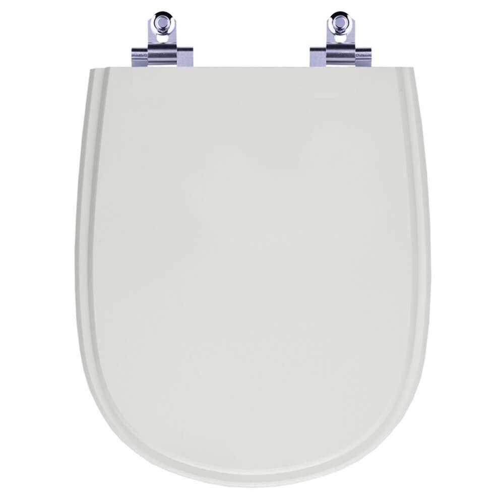 Assento Sanitário Laqueado Soft Close Paris Sterling Silver (Cinza Claro) para vaso Ideal Standard