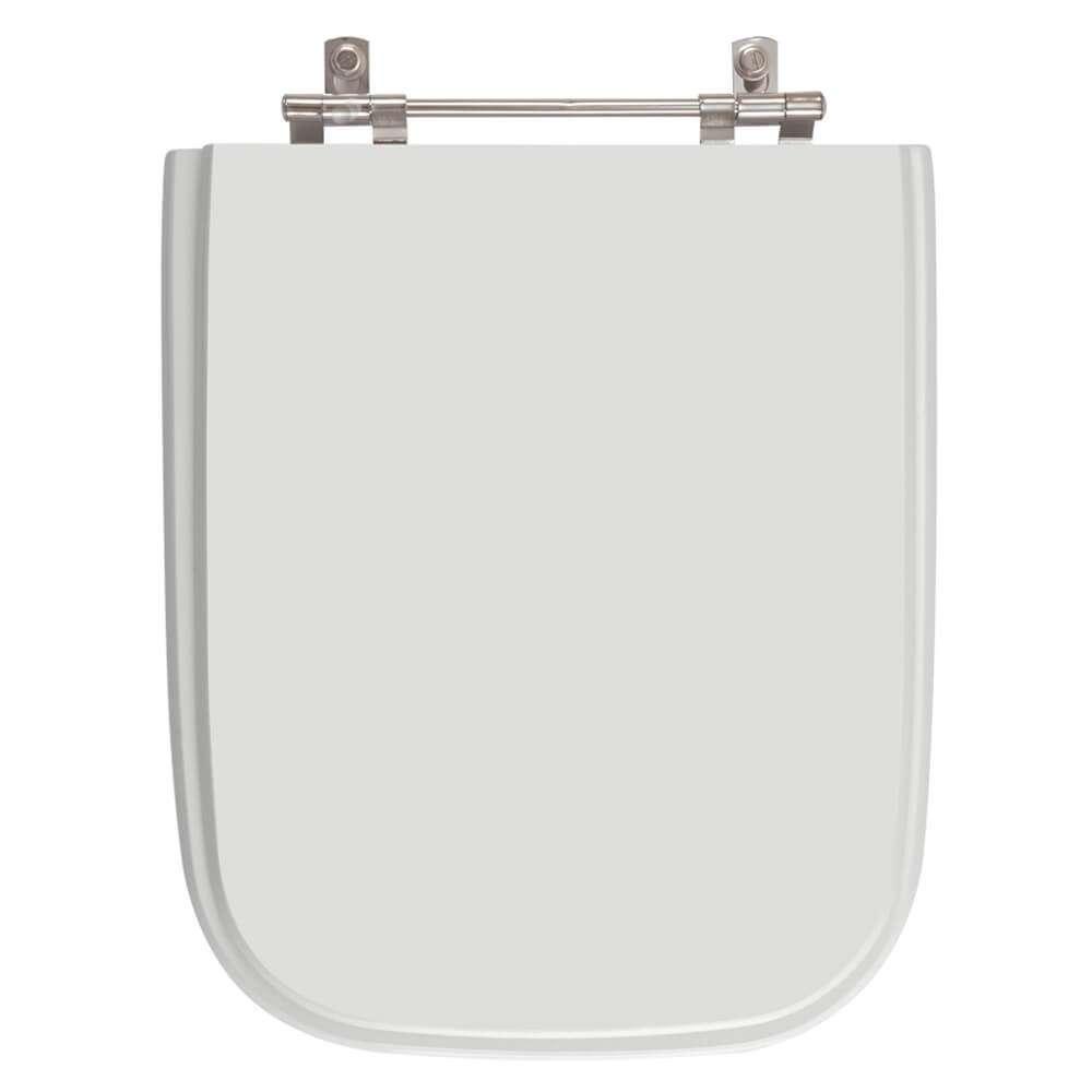 Tampa de Vaso Tivoli Sterling Silver (Cinza Claro) Para Bacia Ideal Standard