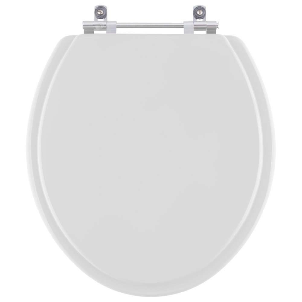 Assento Sanitário Poliester Convencional Oval Sterling Silver (Cinza Claro) para vaso Ideal Standard