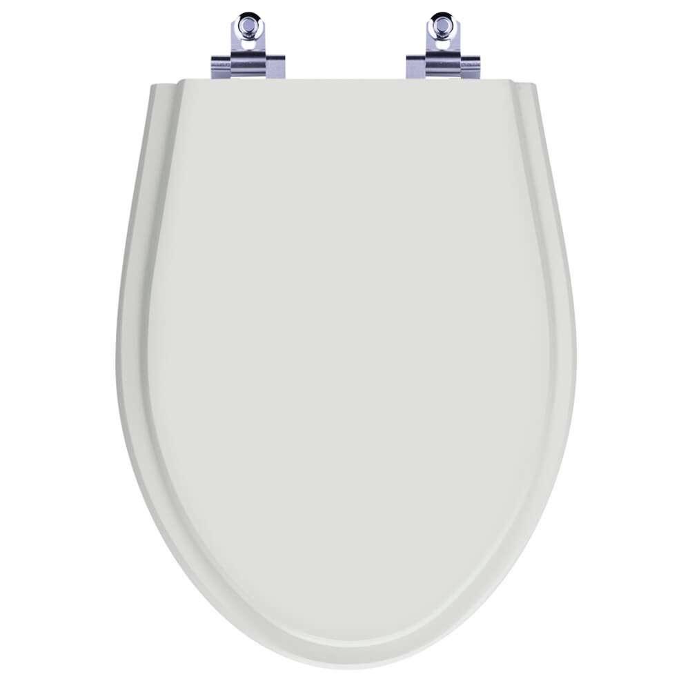 Assento Sanitário Laqueado Soft Close Absolute Sterling Silver (Cinza Claro) para vaso Ideal Standard