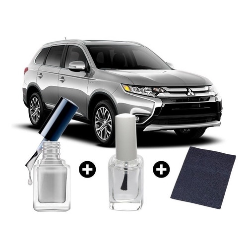 Tinta Tira Risco Automotivo Outlander Prata 2020 Sterling