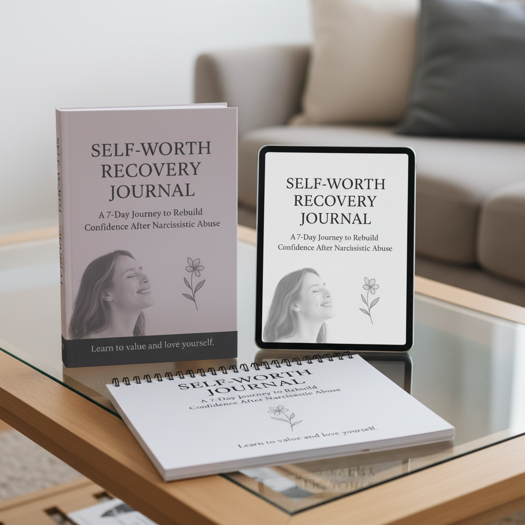 Self-Worth Recovery Journal – 7-Day Printable Healing Guide