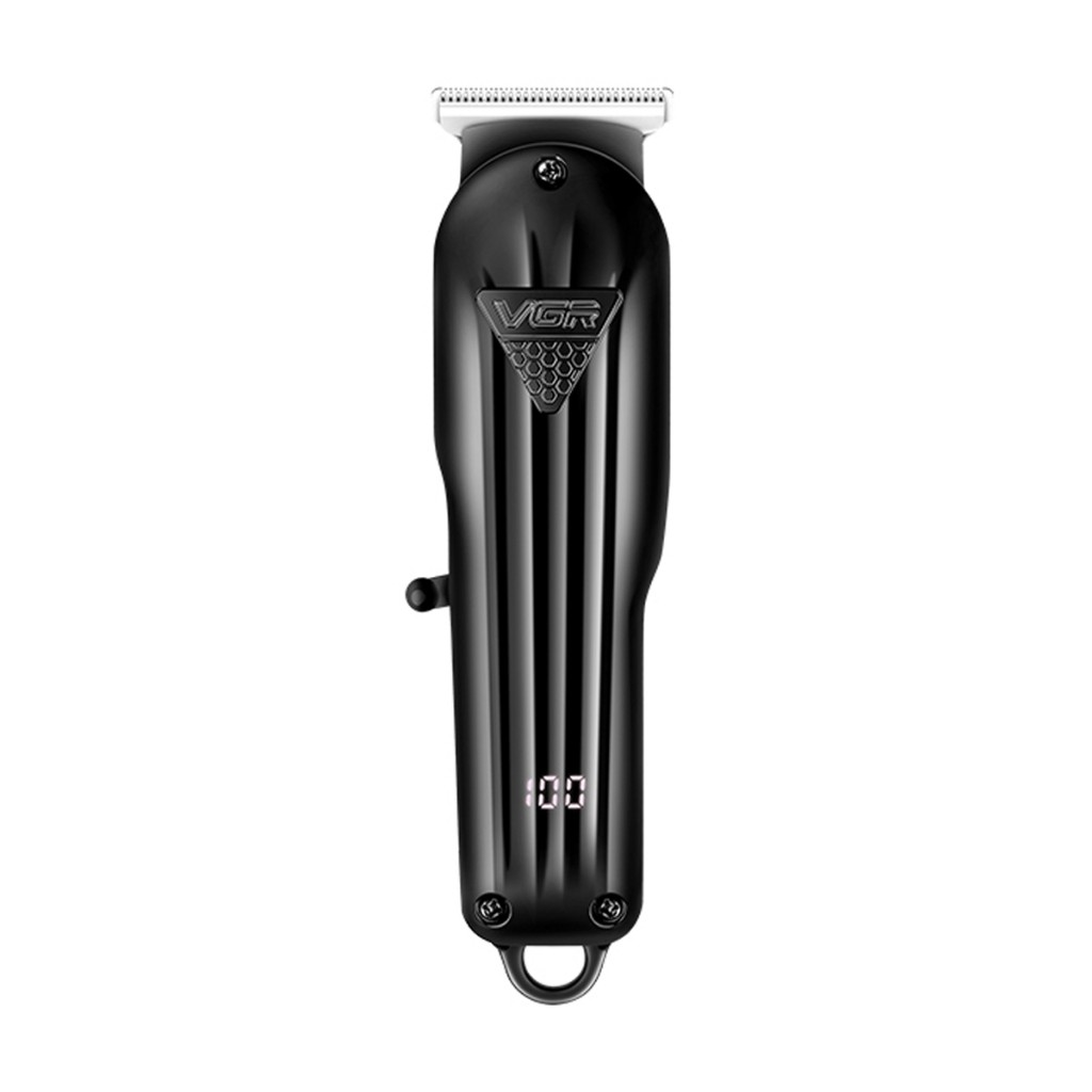 Máquina de Cortar Cabelo Profissional VGR OI VIDA OIV-982 LED Bivolt Lâmina T 600mAh
