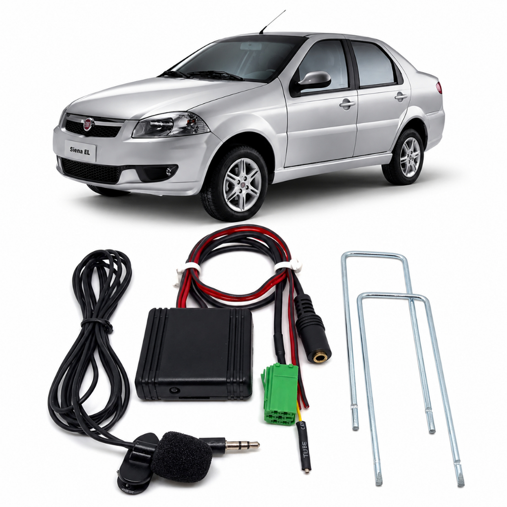 Bluetooth do rádio original do FIAT Siena musica audio e chamadas