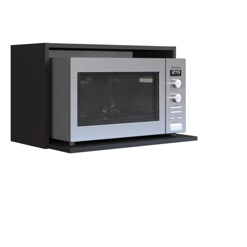 Suporte para Microondas Nicho MDF Preto