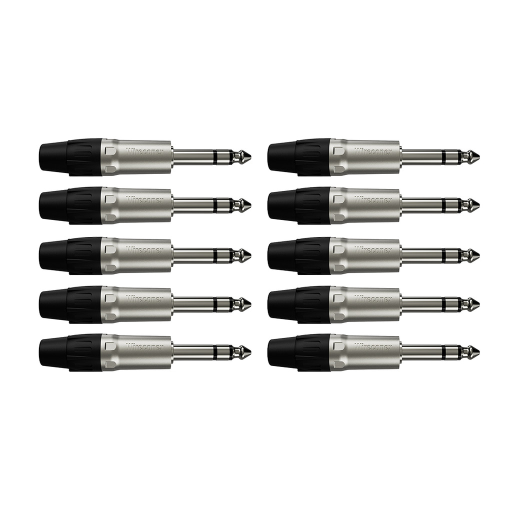 Conector P10 Stereo Macho Wc 1123 Wireconex 10 Unidades
