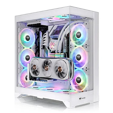 GABINETE TT CTE E660 MX SNOW MID TOWER 2 TEMPERED GLASS