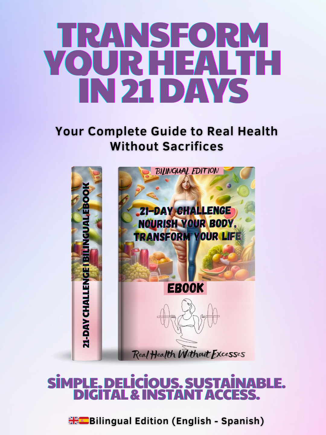 21-Day Challenge: Nourish Your Body, Transform Your Life (Bilingual Edition)