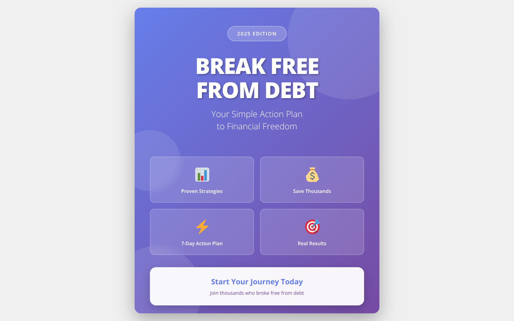 Break Free From Debt: Your 2025 Action Guide to Financial Freedom