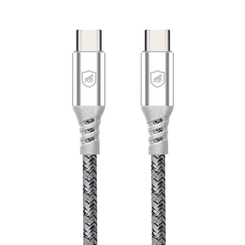 Gshield Cabo Dual Tech Tipo C para USB C 1,8m Ultra Rápido Carregamento 5A até 100W com Power Delivery e Chip E-Marker