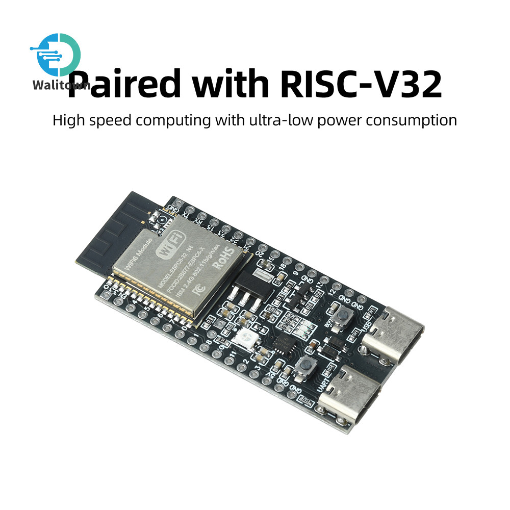 ESPC6-32-N4 WiFi Bluetooth Placa De Desenvolvimento Central CH343 Driver Dual Type C Interface