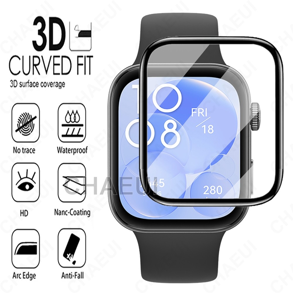 Filme Protetor De Tela 3D Capa Completa Para Huawei Watch Fit 3/HW Band8/band9/band10