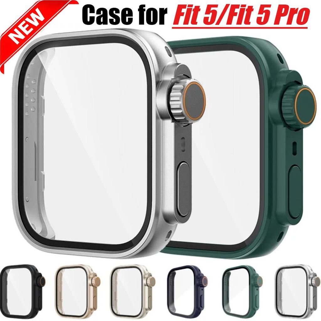 Vidro Temperado + Capa Para Huawei Fit 5 Fit5 Pro Watch 4 Protetor De Tela Mudança Ultra 5 4 3 PC Case