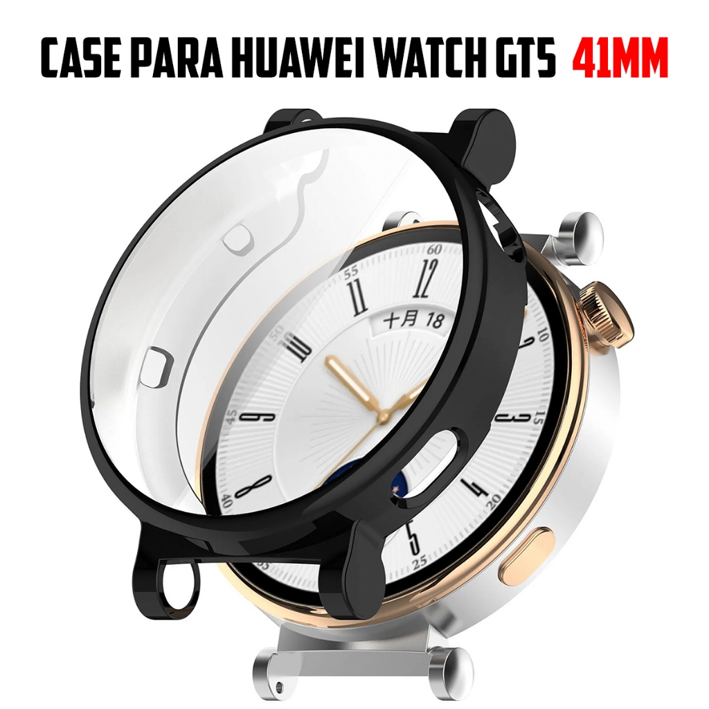 Capa Case Cover Silicone Compativel Com Huawei Watch Gt5 41mm Tpu Proteção