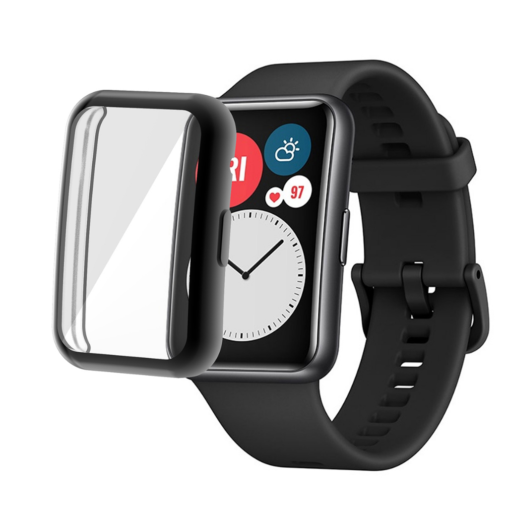Capa Case Cover Compativel Com Huawei Watch Fit 1 e 2 SE Special Edition Tpu Proteção