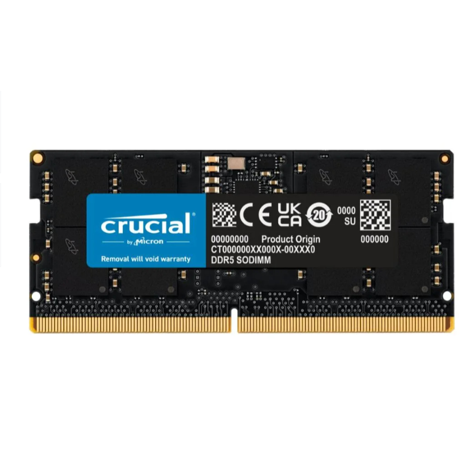 Memória Ram Para Notebook Sodimm Cl40 Crucial, 16GB, 4800mhz, DDR5 - CT16G48C40S5