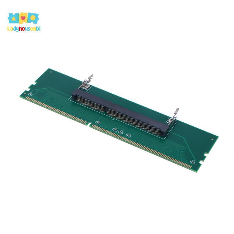 LAHG > DDR3 DDR4 DDR5 Laptop SO-DIMM Para Desktop Adaptador De Cartão Conversor De Memória RAM Conector Novo