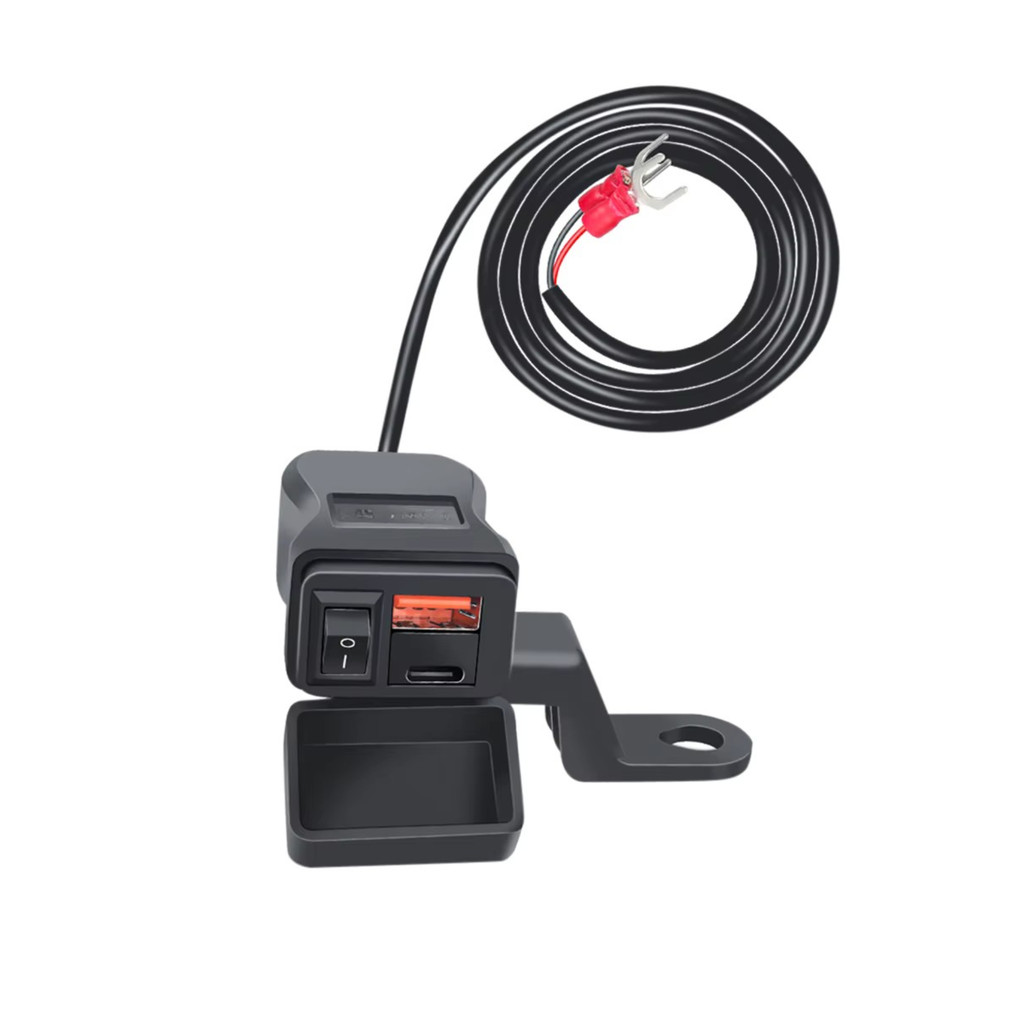 Carregador Celular Moto UTV Usb-c 3.0 Turbo Prova D'agua 12V