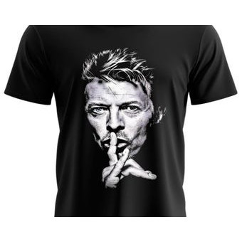 Camiseta Oversized Unissex com Estampa David Bowie 