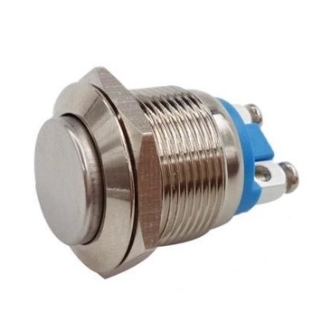Botão de metal Push Button A Prova D'água de água Dagua 16mm - eletrônica