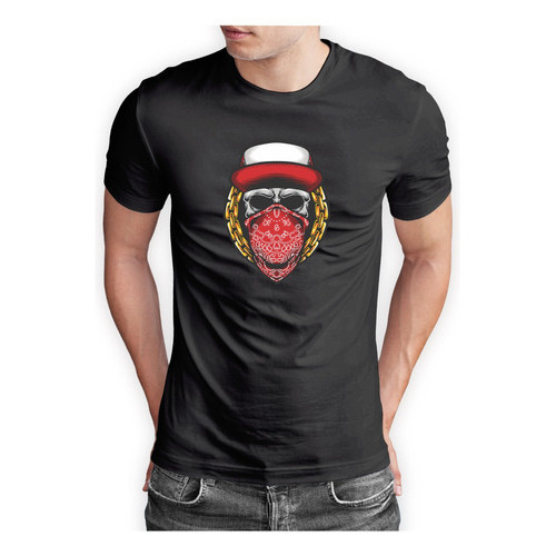 Camiseta Gangster Og Bandana Chicano Gangs Malha Premium Top