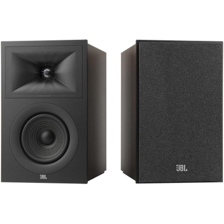 JBL - Par de Caixas JBL 75W Rms Stage 250B Bookshelf 5,25 pol 6 Ohms Preto