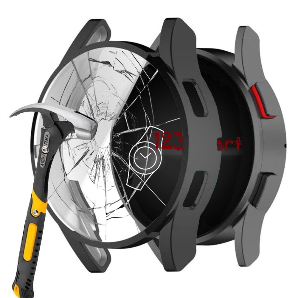 Capa Case com Película de Vidro para Samsung Galaxy Watch 4 40mm SM-R860