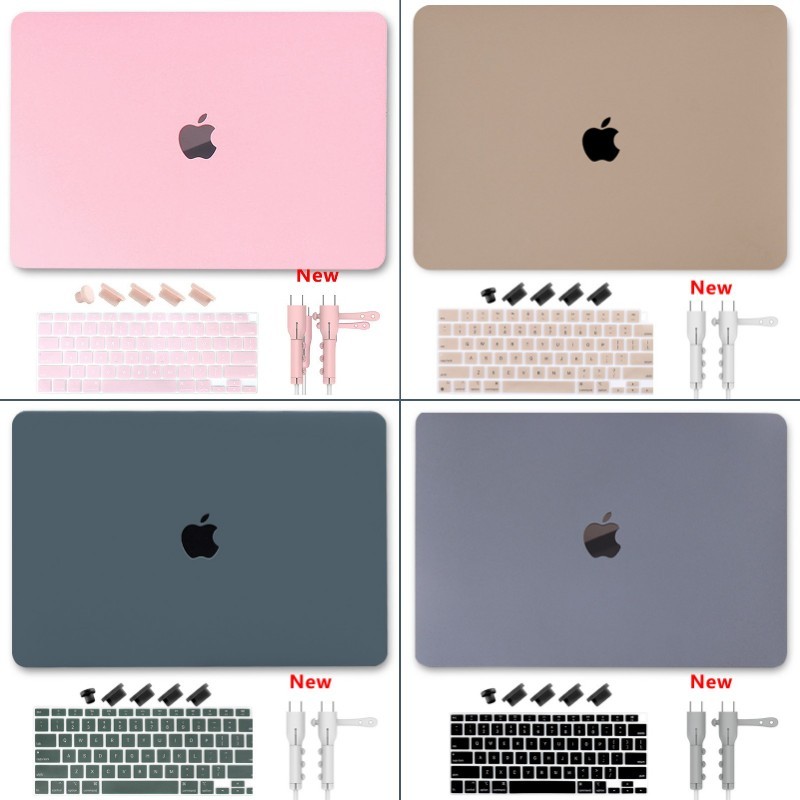 4in1 set Com Linha Manga Caso Cearm Para Macbook Air 13 M1 A2337 A2179 Capa De Teclado pro 13 Polegada M2