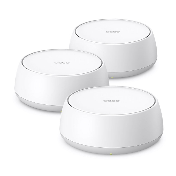 TP-Link Deco BE22 (3 un.) Mesh Wi-Fi 7 BE3600, Dual band, cobertura até  600 m², 150 dispositivos