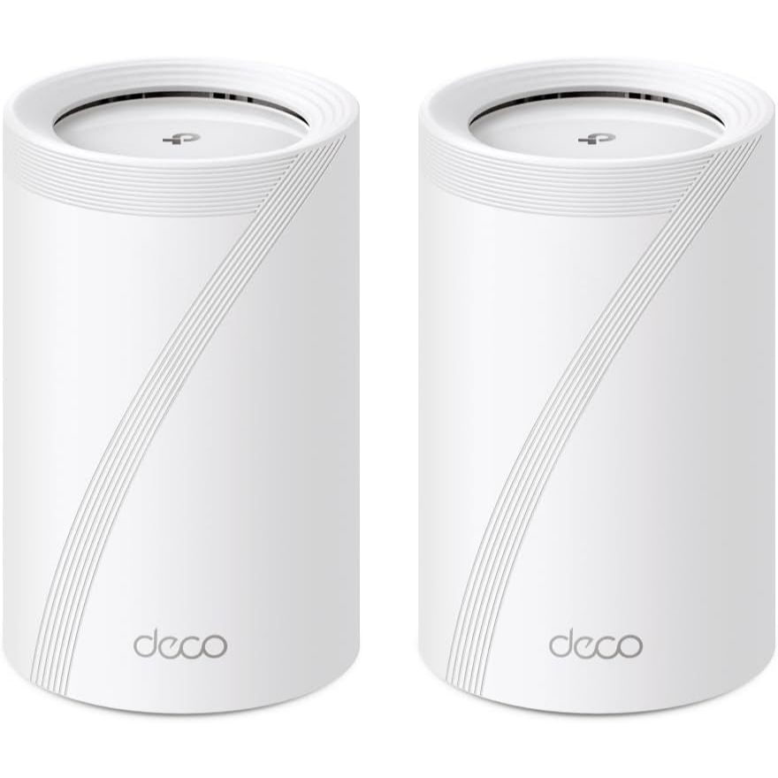 TP-Link Deco BE65 (2 un.) Mesh Wi-Fi 7 BE11000, Tri-band, cobertura até 420 m², 200 dispositivos