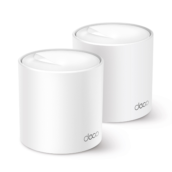 TP-Link Deco X50 (2 un.) Mesh Wi-Fi 6 AX3000, Dual band, cobre até 420 m², 150 dispositivos
