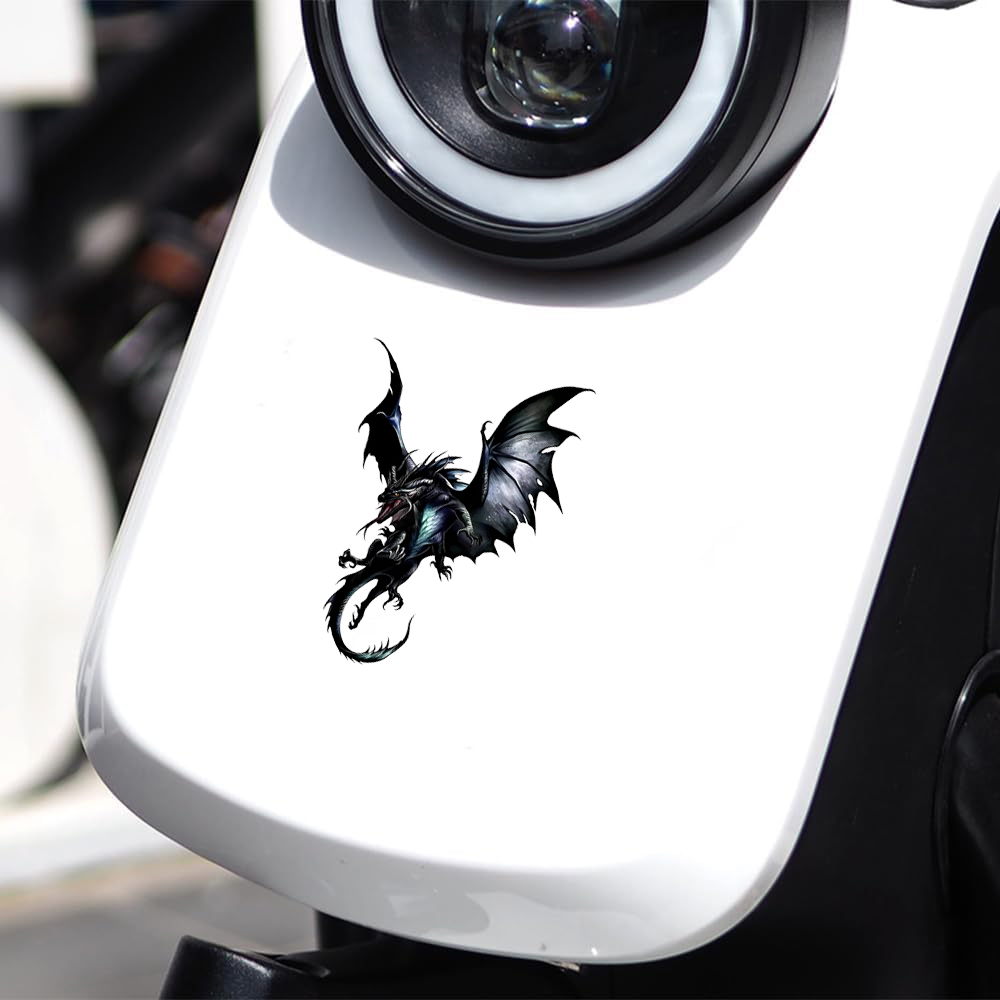 EARLFAMILY 13cm Dragão Ocidental Adesivos De Carro Motocicleta Windows Tronco Portátil Engraçado Decalque Vinil Moda À P