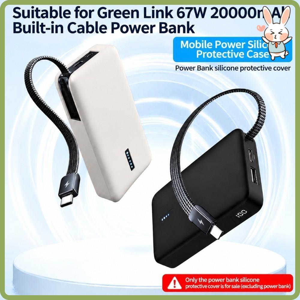 Capa Protetora De Energia , Protetor De Carregador Macio De Silicone , À Prova De Poeira Para UGREEN 67W 20000mAh
