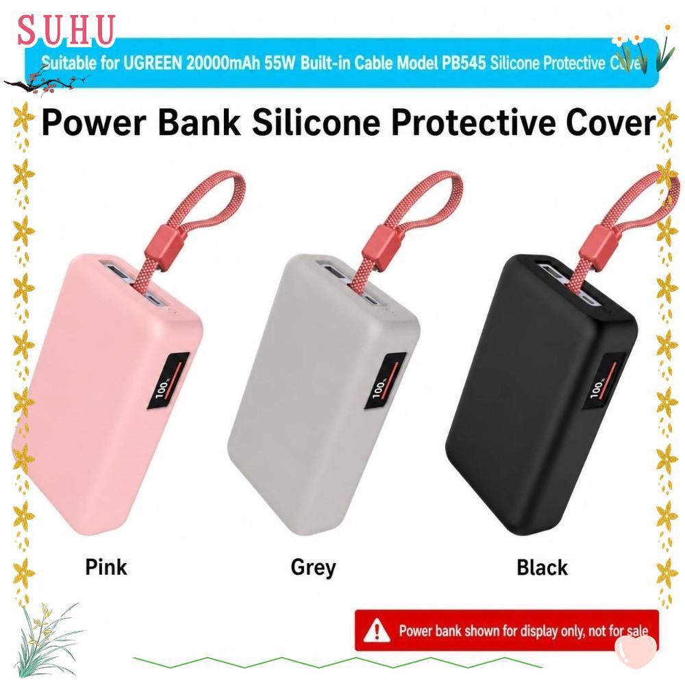 Silicone Portátil Protetor , À Prova De Choque , Capa Protetora Macia Poeira Para UGREEN 55W 20000mAh