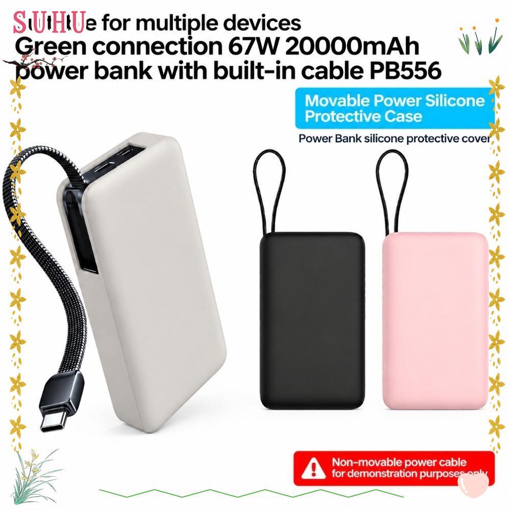 Capa Protetora De Energia , Protetor De Carregador Macio À Prova De Poeira , Silicone Para UGREEN 67W 20000mAh