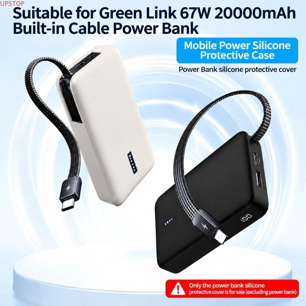Protetor De Carregador , Capa Protetora De Energia Anti-Queda De Silicone , Transporte Macio Para UGREEN 67W 20000mAh