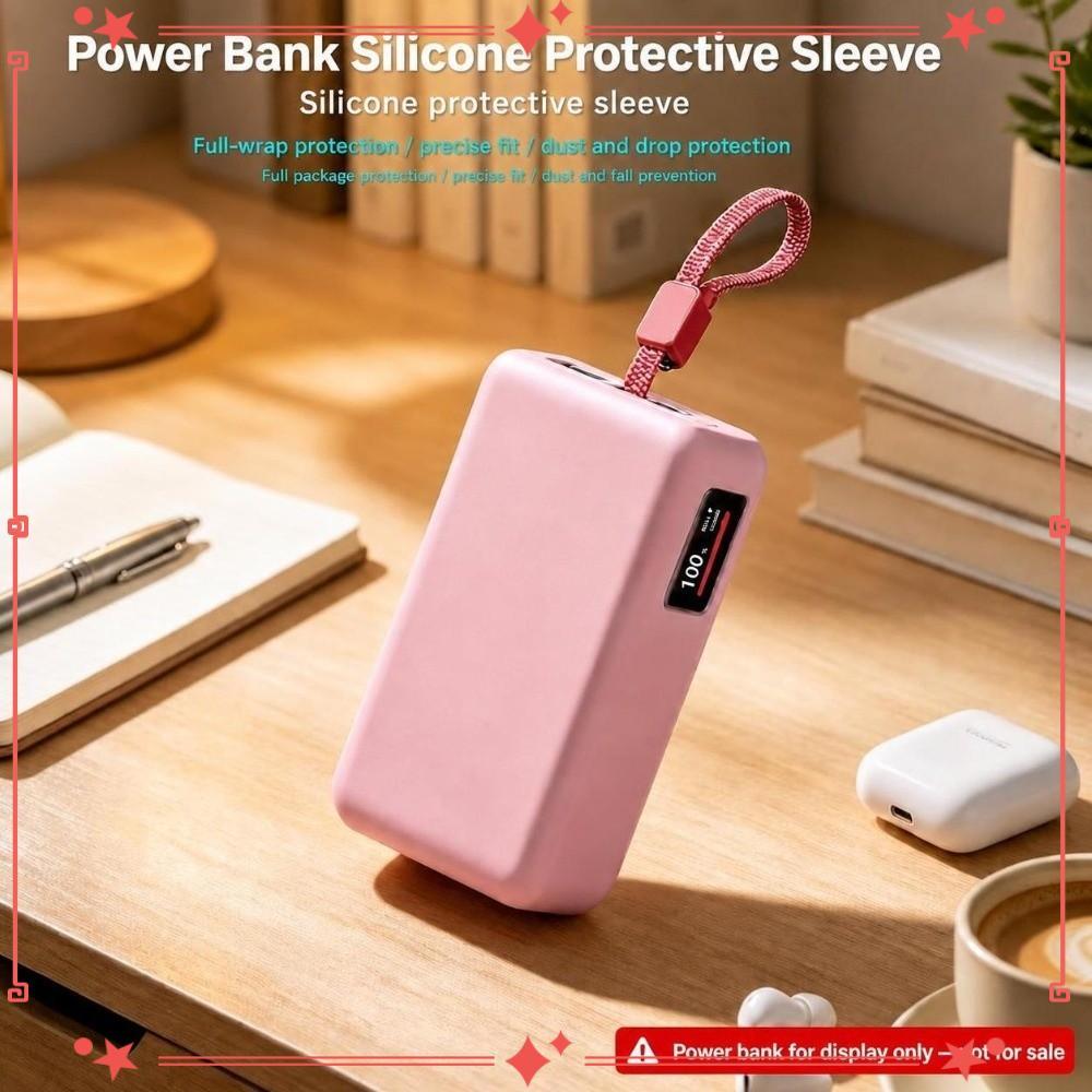 Silicone , Protetor Portátil Macio , Transporte À Prova De Poeira Choque Para UGREEN 55W 20000mAh