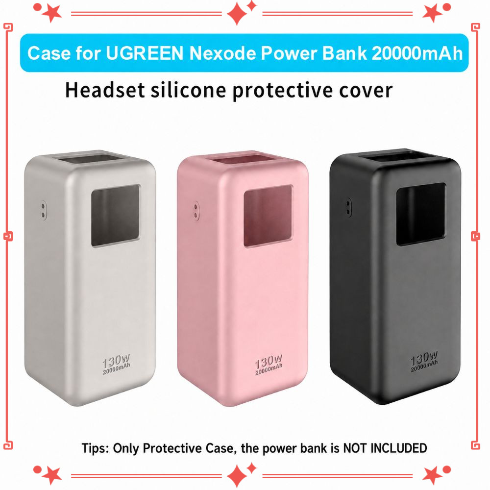 Silicone , À Prova De Choque Com Alça Protetora Poeira Para Banco De Potência UGREEN Nexode 20000mAh 130W