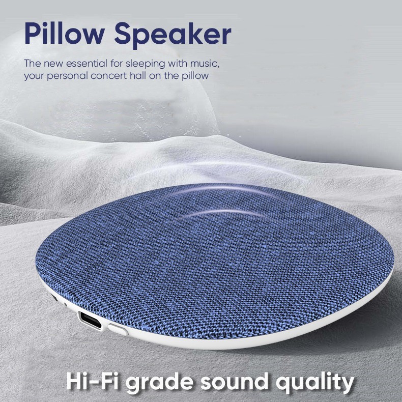 Alto-falante Bluetooth sem fio Sleep Sound Disk com ruído branco, mini, com slot para cartão e temporizador ANR2