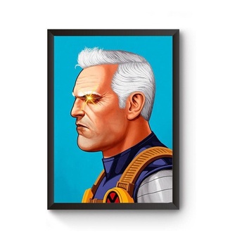 Quadro A4 Decorativo X Men Cable
