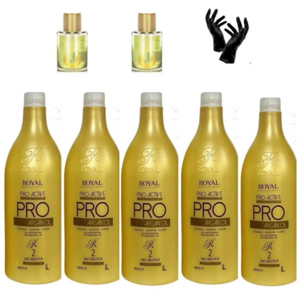 Combo Royal Passo 2 - Professional Pro Active Argan Progressiva Passo 2,  5x1000ml