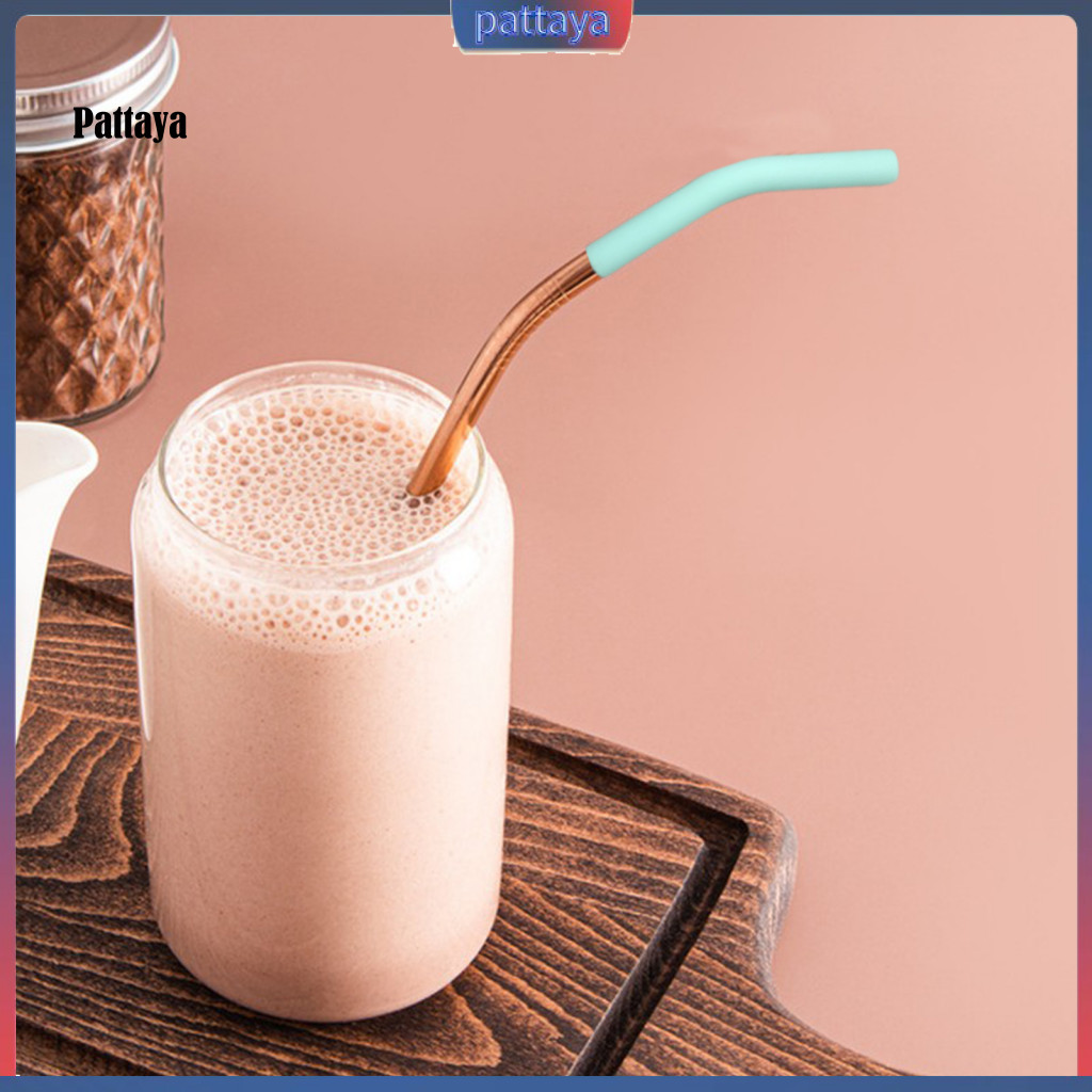 6pcs Flexible Silicone Straw Tips Reusable Food Grade Covers for Hydraflow Stainless Steel Straws – Durable Safe and E