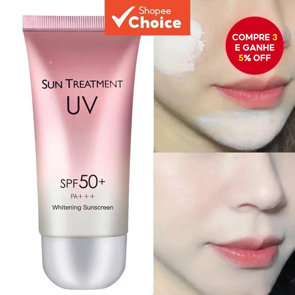 Protetor Solar Corporal Waterproof 60ml Clareador de Pele Protetor Solar Corporal Creme Protetor de Pele FPS 50+++
