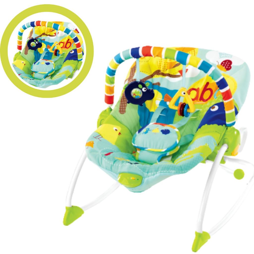 CADEIRA DE DESCANSO E BALANÇO WEELER BICHOS ATÉ 18KG (6169)