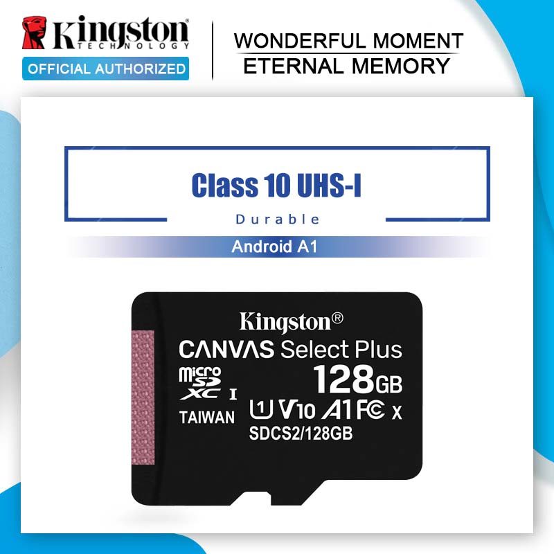 Kingston Cartão Micro SD 128GB 256GB Class10 Memória Flash SDSC2 64GB 32GB 16G TF microSDHC microsd 512GB Para Telefone
