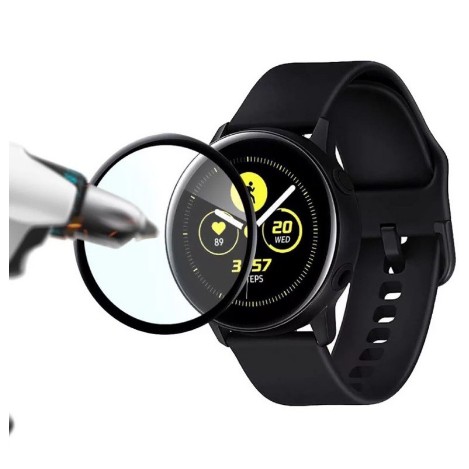 Película 3d Nano Gel Samsung Galaxy Watch Active 1e 2 40mm e 44mm Protetora Anti Impacto