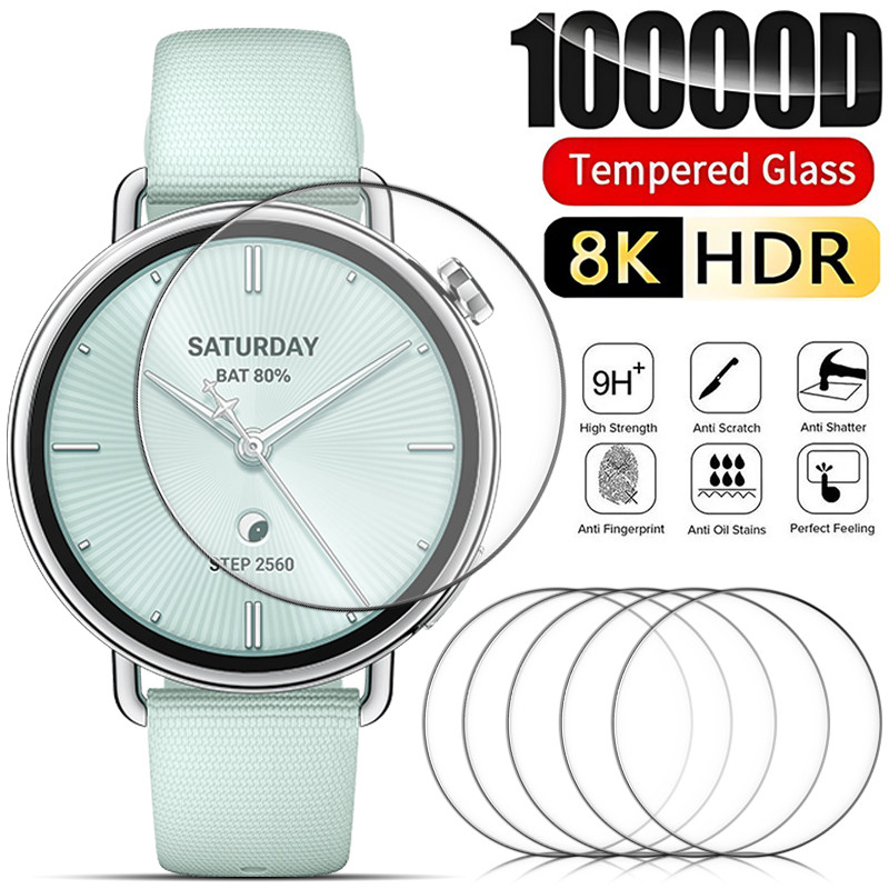 1-3 Pcs Vidro Temperado À Prova De Explosão Para Samsung Gear Galaxy Watch Active Classic S2 S3 4 40mm 42mm 44mm Fácil D