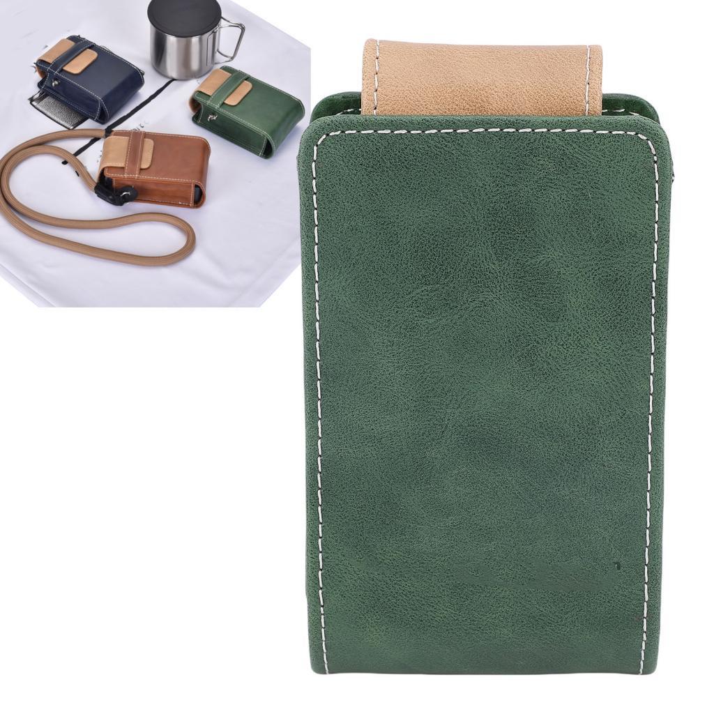 Bolsa para câmera Estojo digital com camada interna macia Bolsa de couro PU retrô vintage para Ricoh GR III IIIX HDF