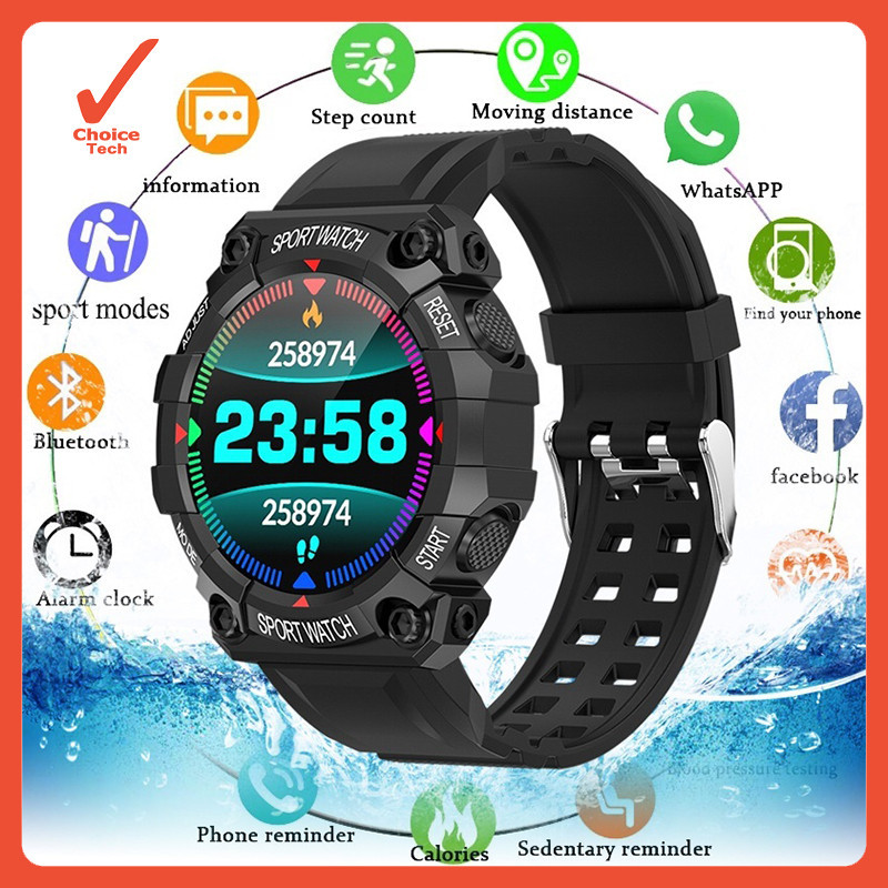 FD68S Novos Relógios Inteligentes Homens Bluetooth Smartwatch Touch Smart Bracelet