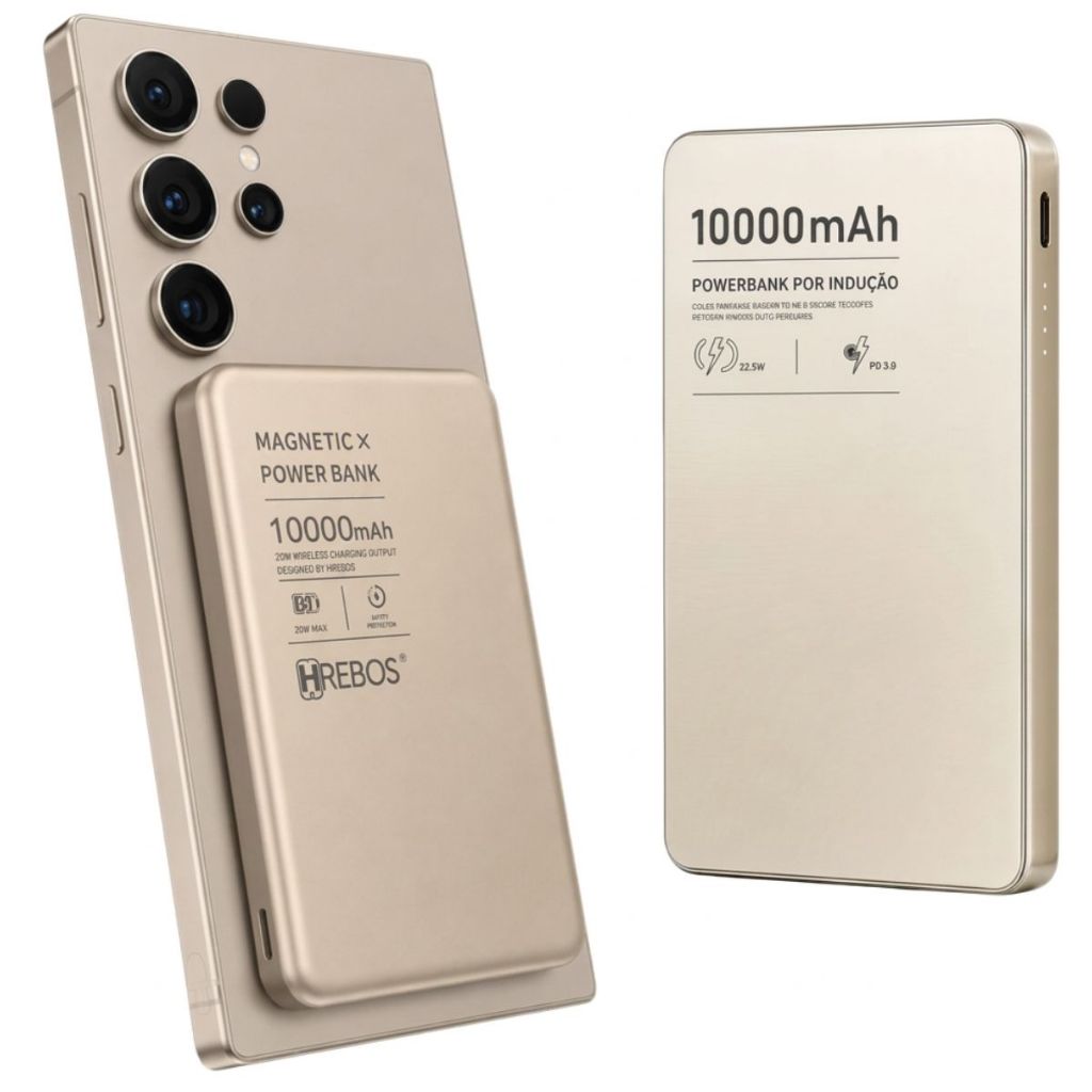 Carregador Portátil 10000mah Magsafe Para Samsung S25 / S26 Ultra